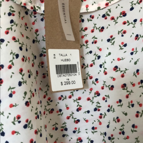 L O B original floral crop blouse - Picture 2 of 5